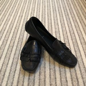Prada fringe driving loafers